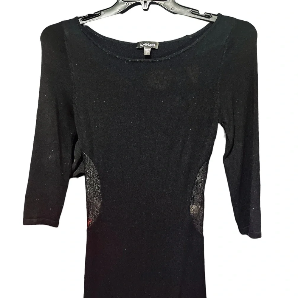 Bebe black cocktail dress size small